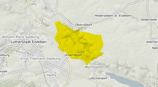 Immobilienpreisekarte Lutherstadt Eisleben Unterrissdorf